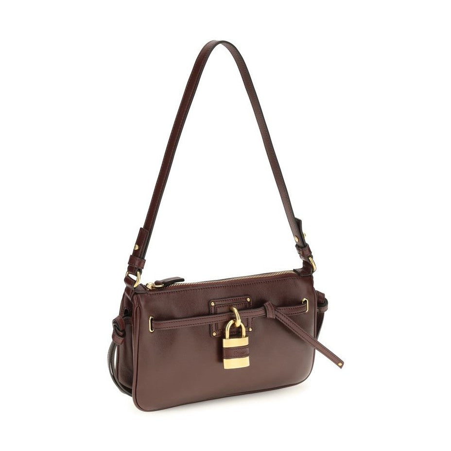 Bordeaux Calf Leather Bos Taurus Shoulder Bag