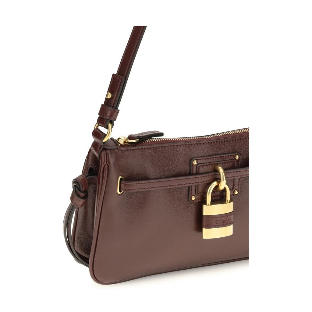 Bordeaux Calf Leather Bos Taurus Shoulder Bag