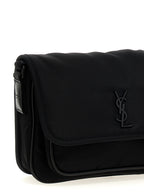 Black Polyamide Crossbody Bag