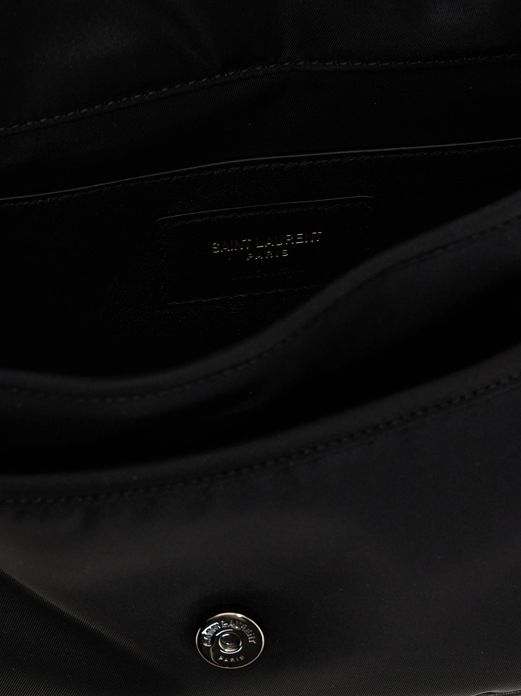 Black Polyamide Crossbody Bag