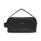 Black Calf Leather Bos Taurus Shoulder Bag