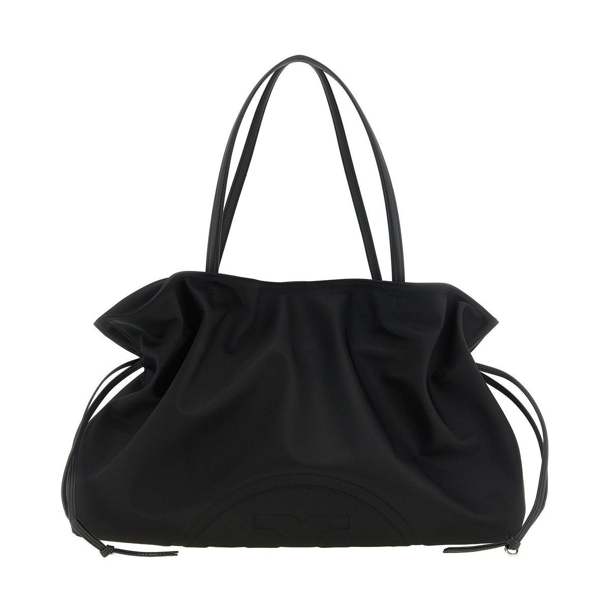 Black Polyamide Shoulder Bag
