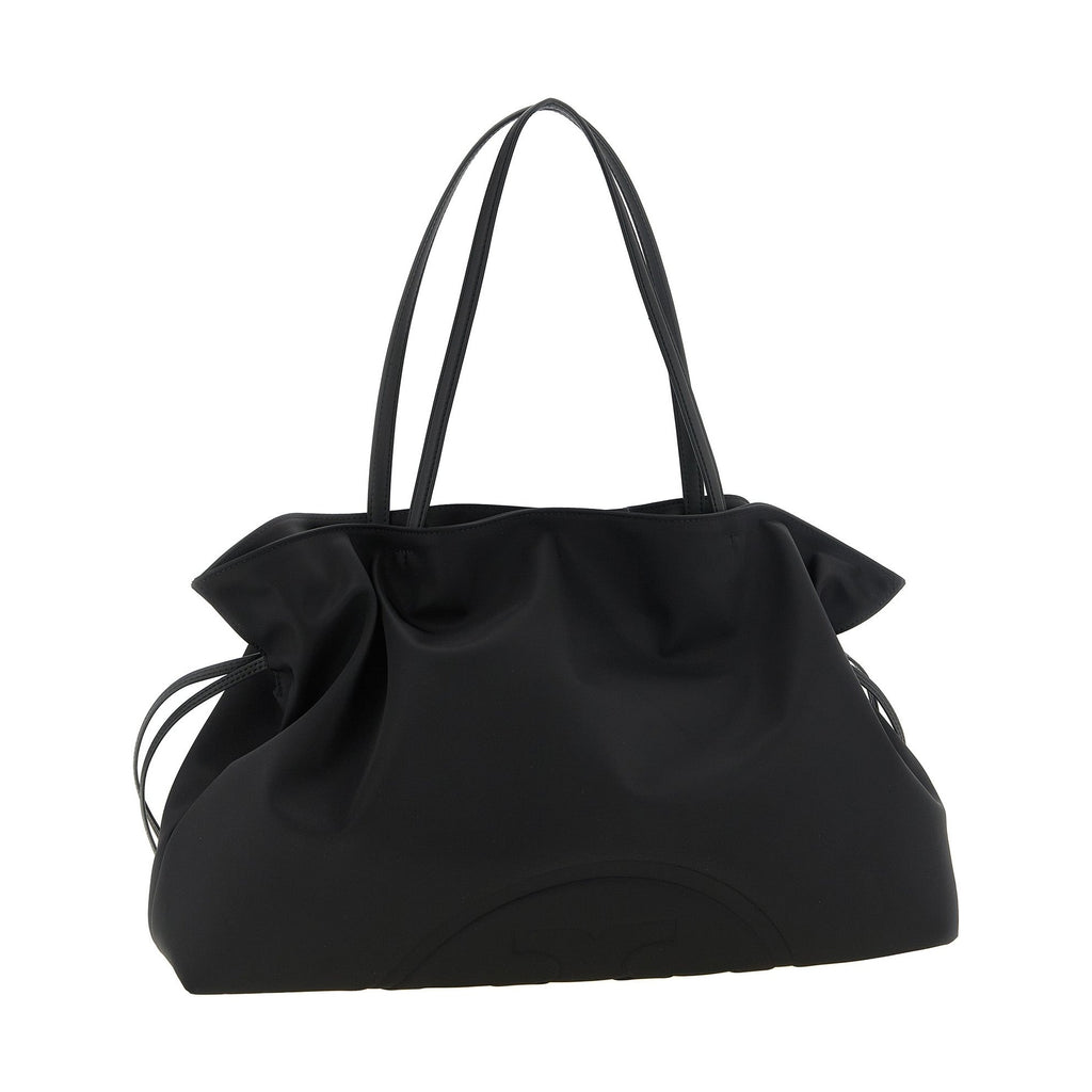 Black Polyamide Shoulder Bag