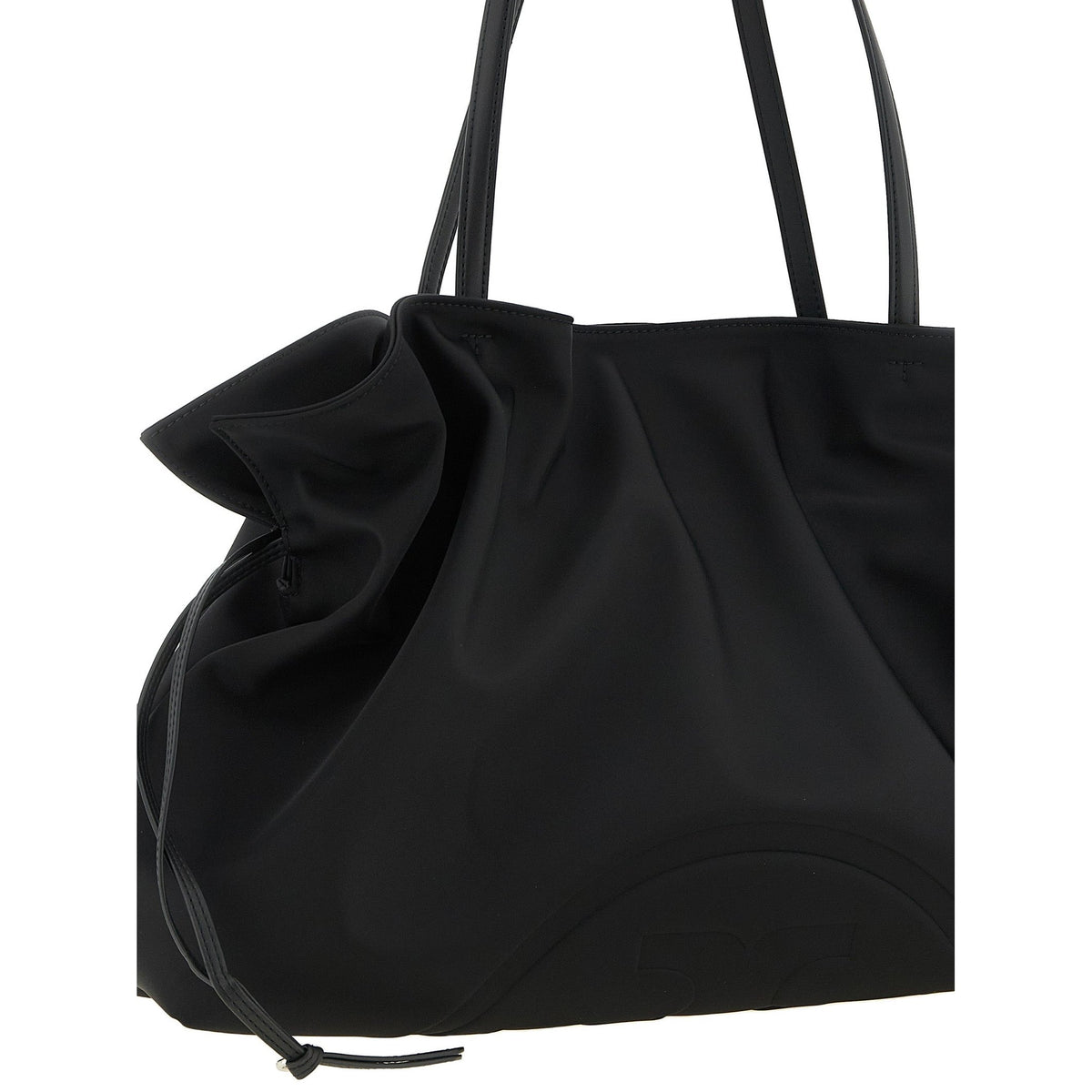 Black Polyamide Shoulder Bag