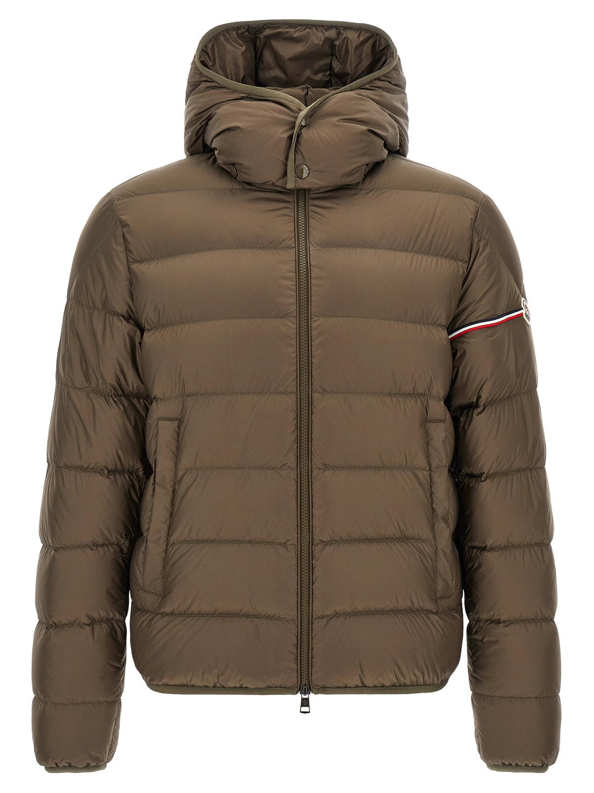 Bicolor Polyamide Full-Length Jacket