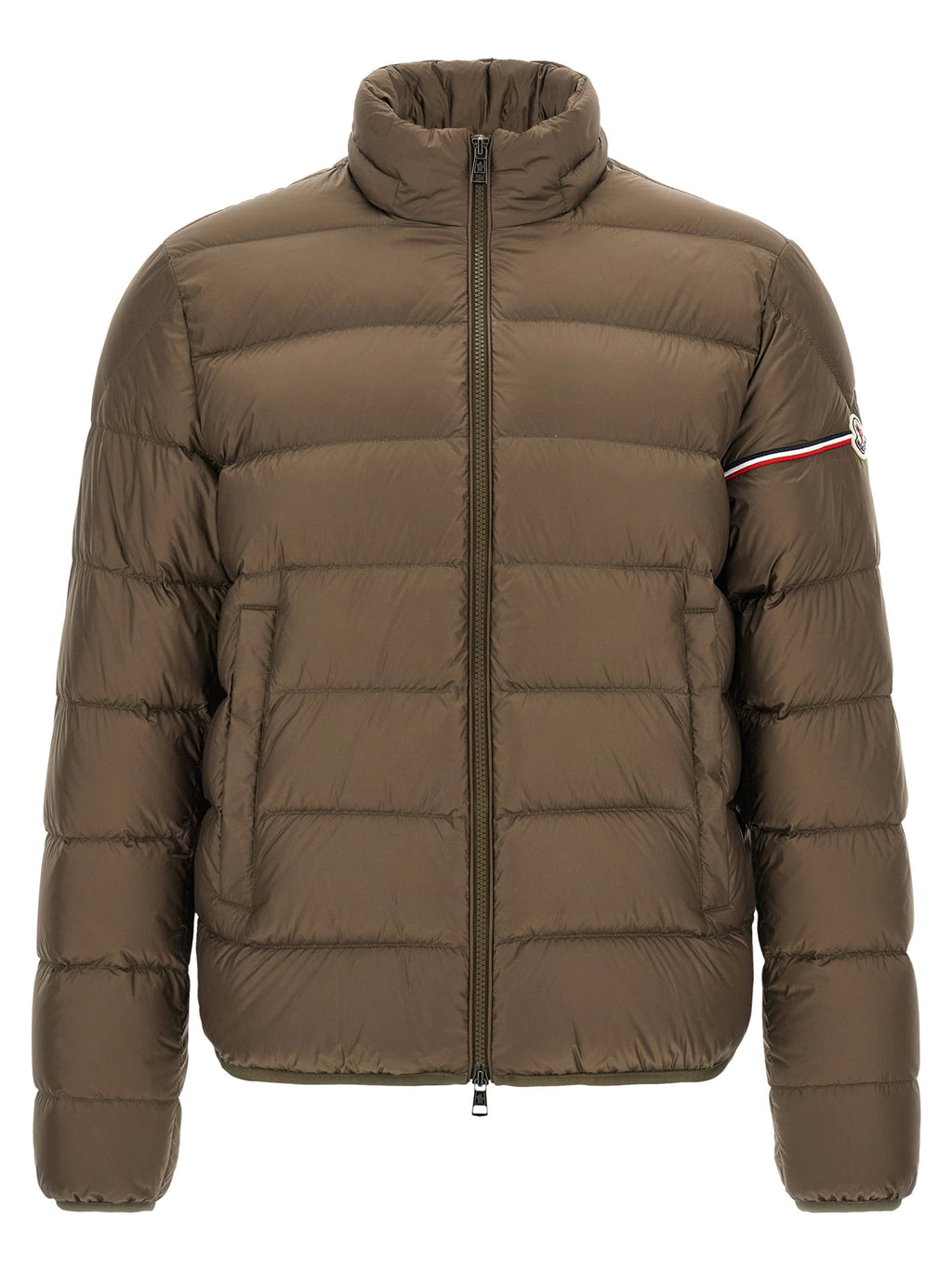 Bicolor Polyamide Full-Length Jacket