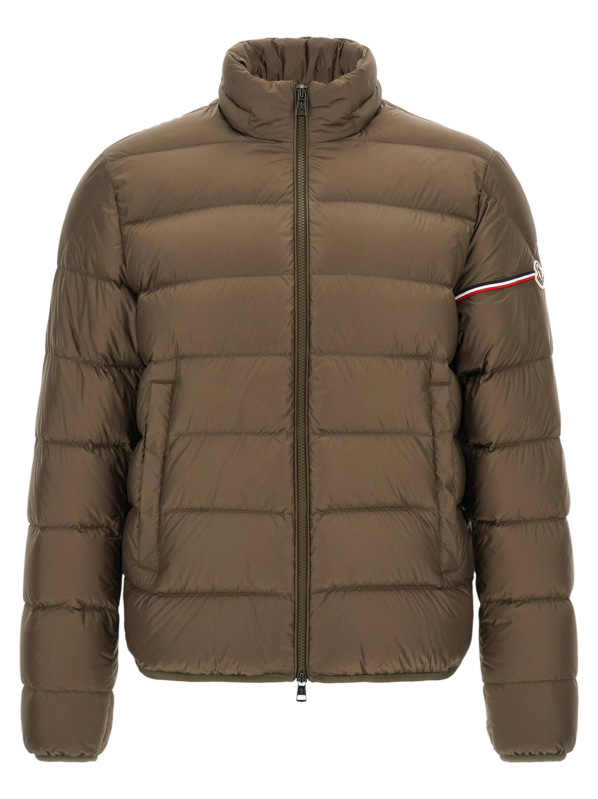 Bicolor Polyamide Full-Length Jacket