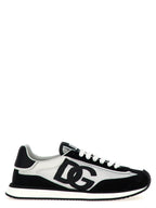 Bicolor Calfskin Athletic Sneakers