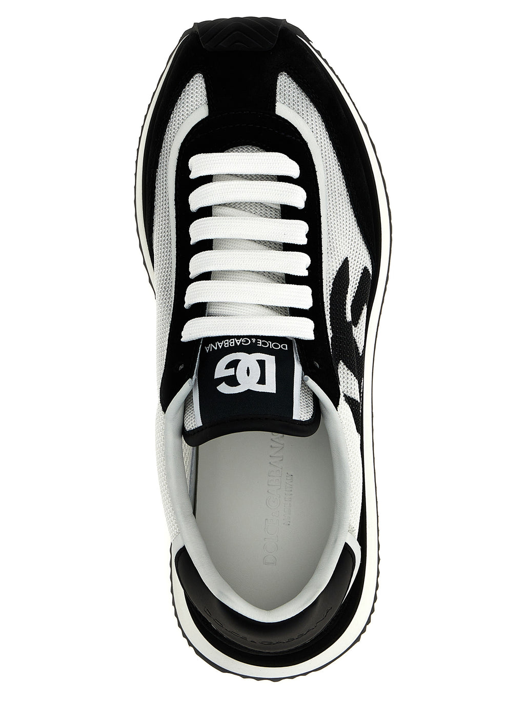 Bicolor Calfskin Athletic Sneakers