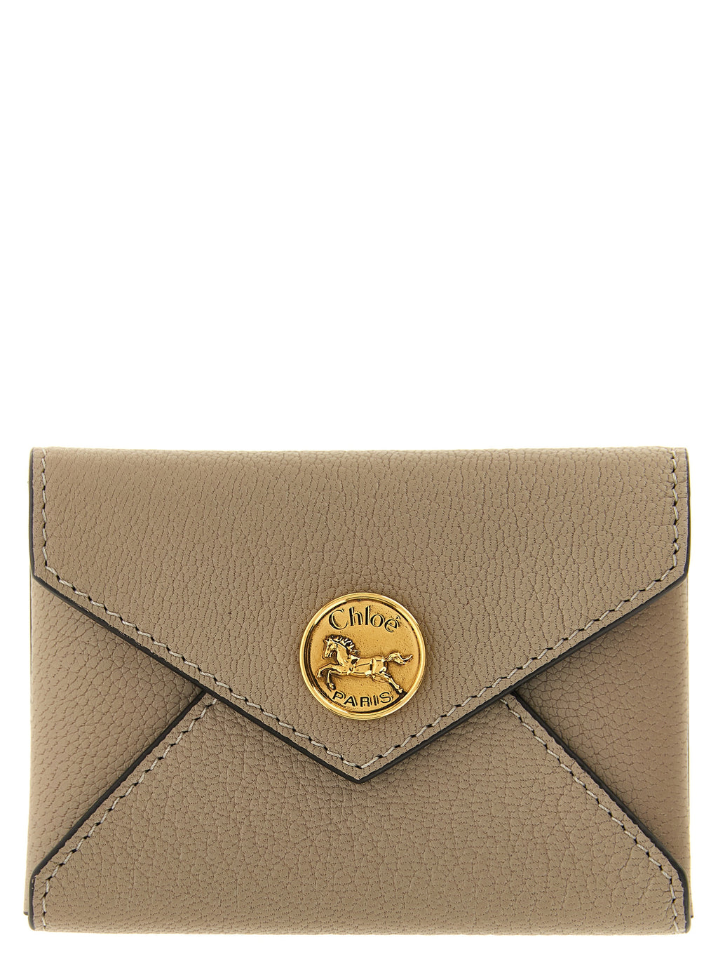 Beige Goatskin Cardholder