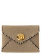 Beige Goatskin Cardholder