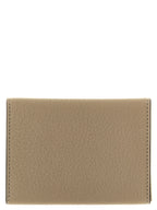 Beige Goatskin Cardholder