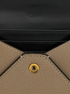 Beige Goatskin Cardholder