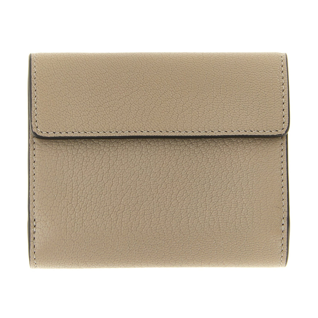 Beige Goatskin Cardholder