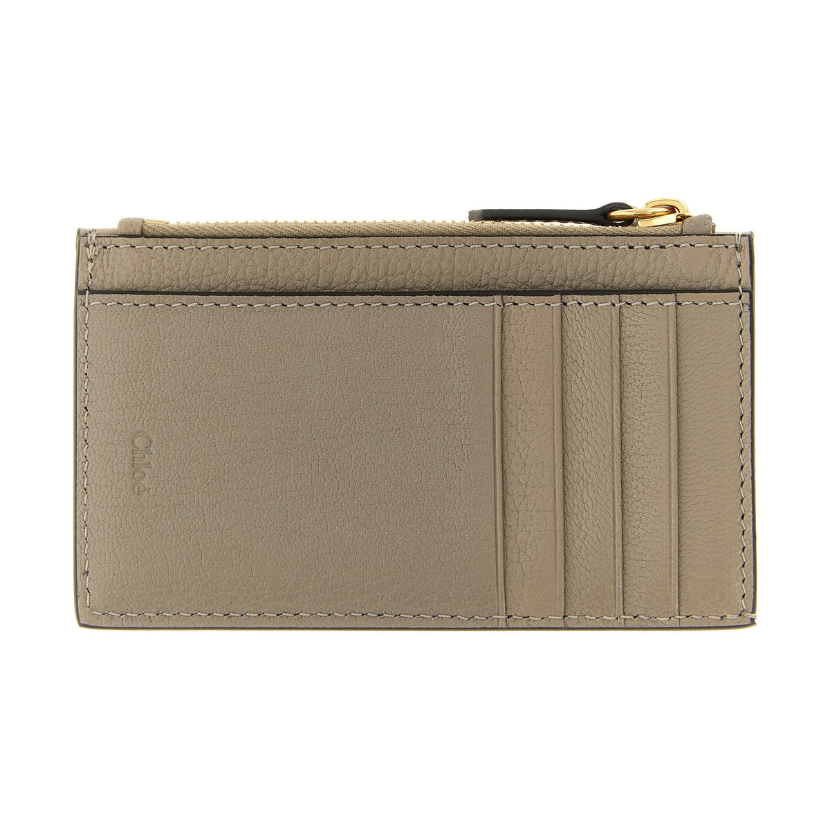 Beige Goatskin Cardholder
