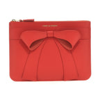 Red Cowhide Cardholder