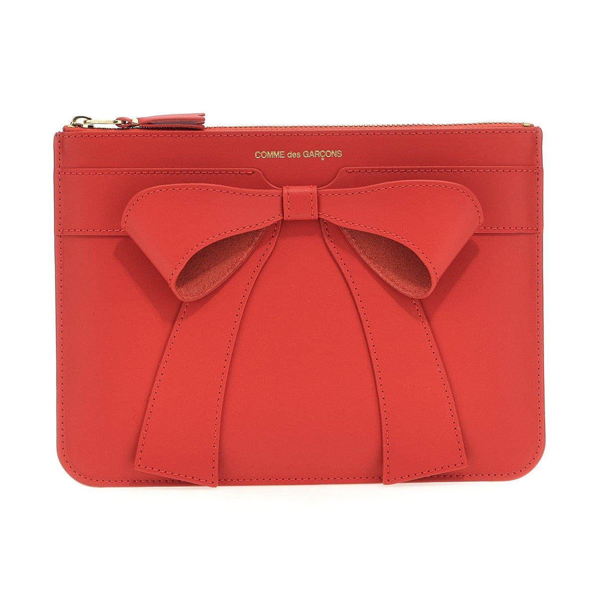 Red Cowhide Cardholder