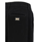 Black Cotton Jeans Denim