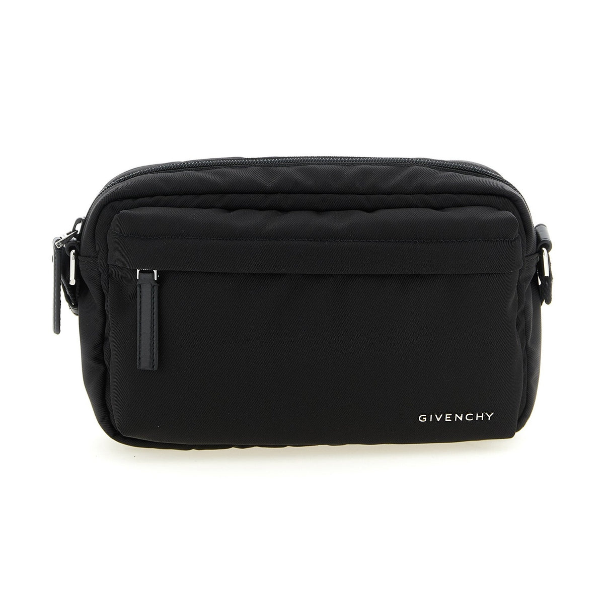 Black Polyamide Crossbody Bag