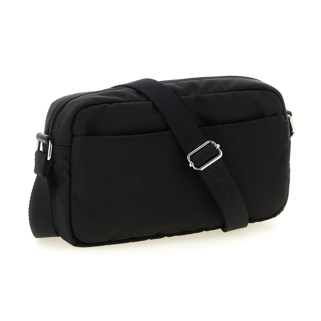 Black Polyamide Crossbody Bag
