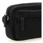 Black Polyamide Crossbody Bag
