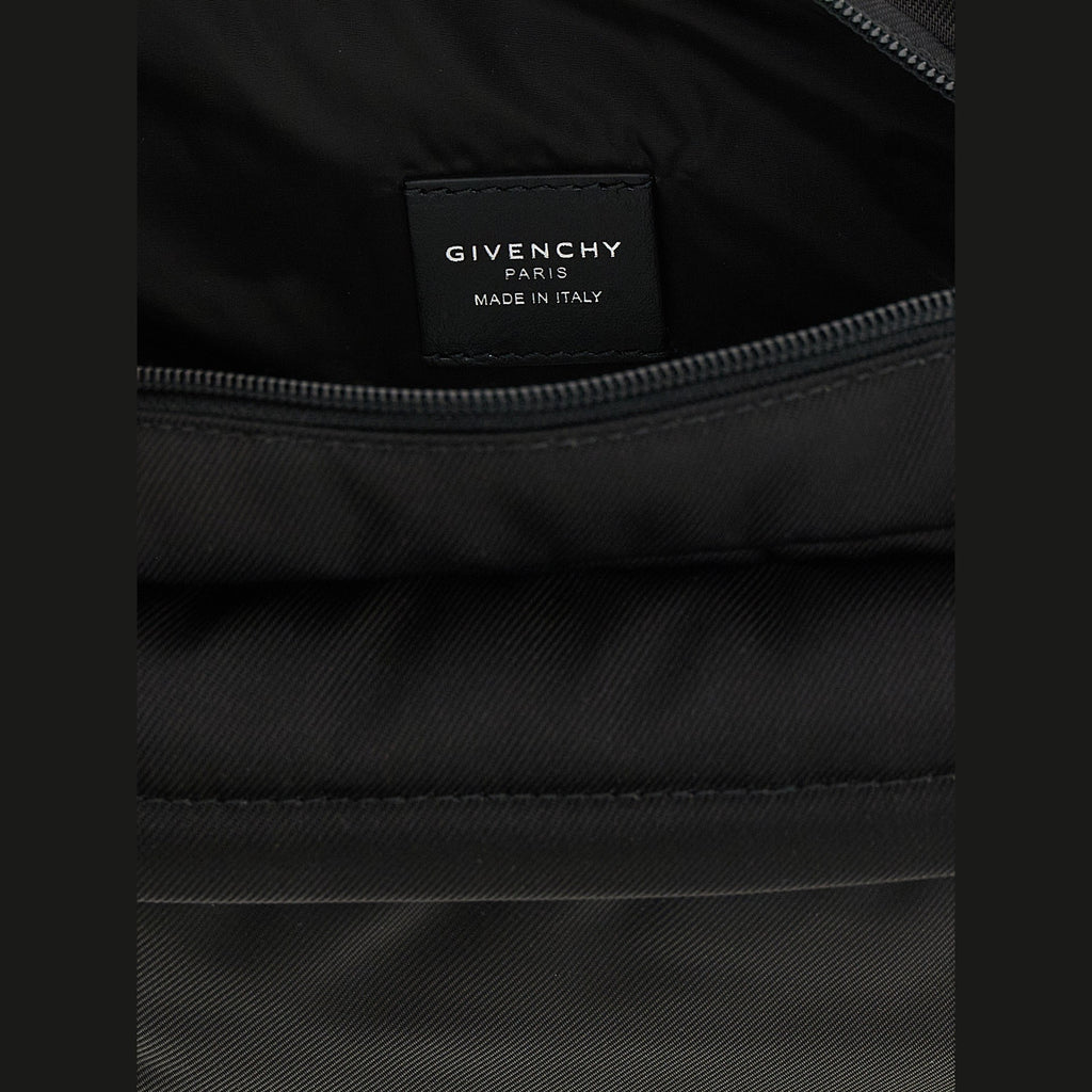Black Polyamide Crossbody Bag