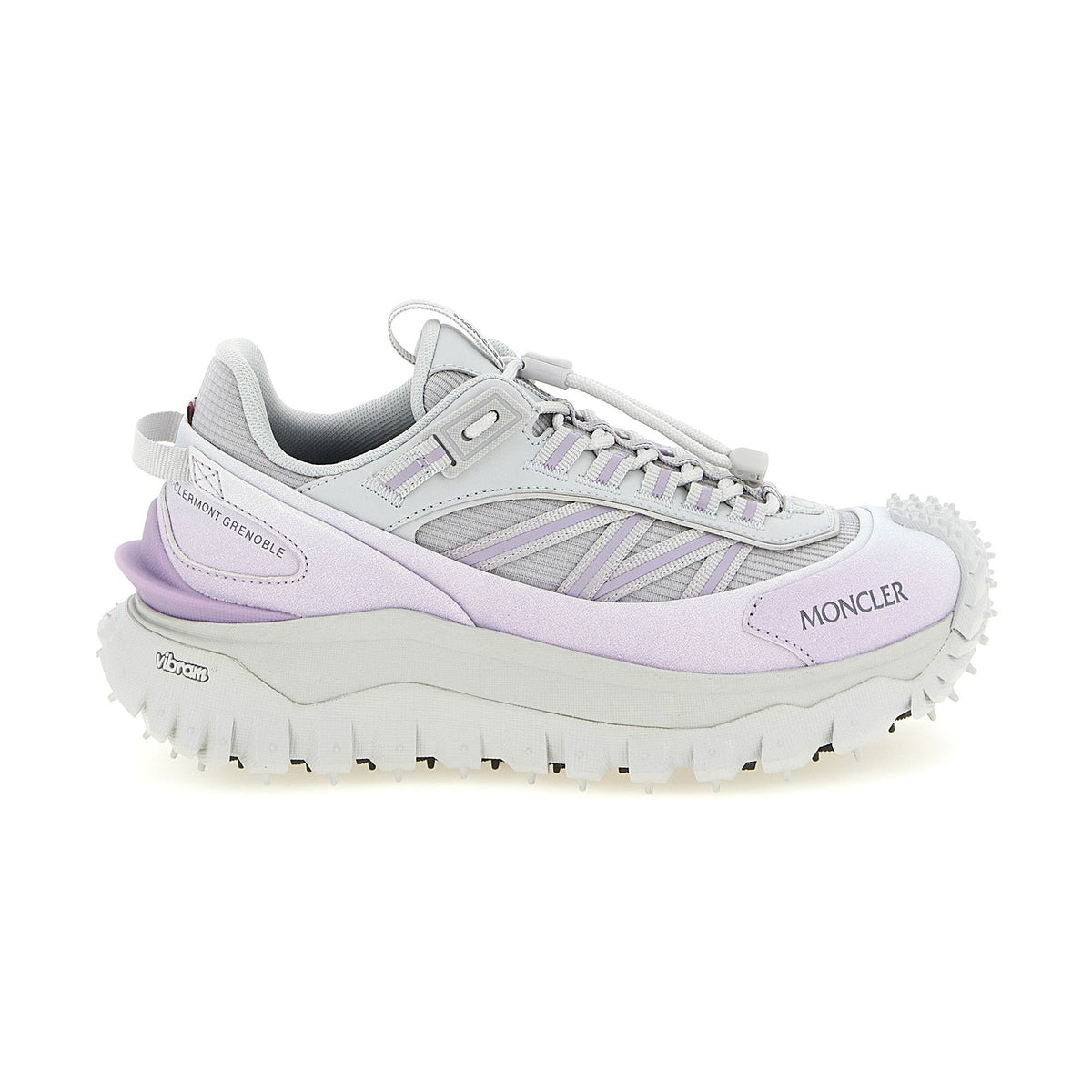 Purple Polyester Athletic Sneakers