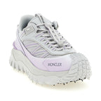 Purple Polyester Athletic Sneakers