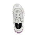 Purple Polyester Athletic Sneakers