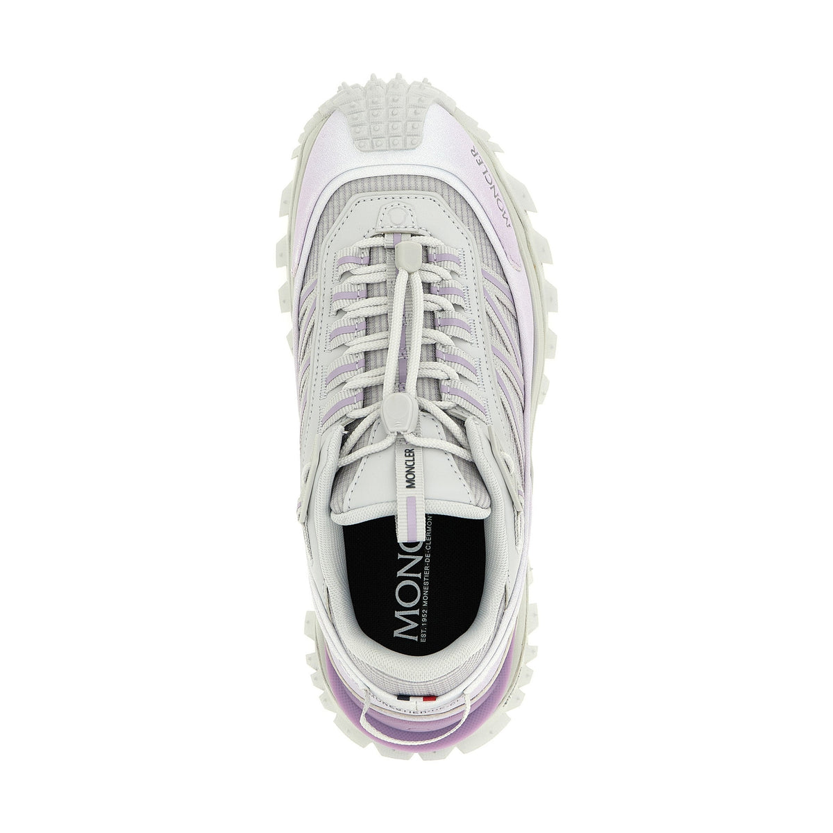 Purple Polyester Athletic Sneakers