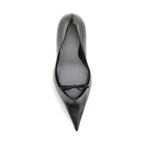 Black Lamb Ovis Aries High Heel Pumps
