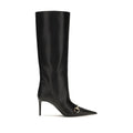 Black Calf Leather Bos Taurus Boots