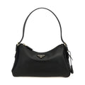 Black Calfskin Shoulder Bag