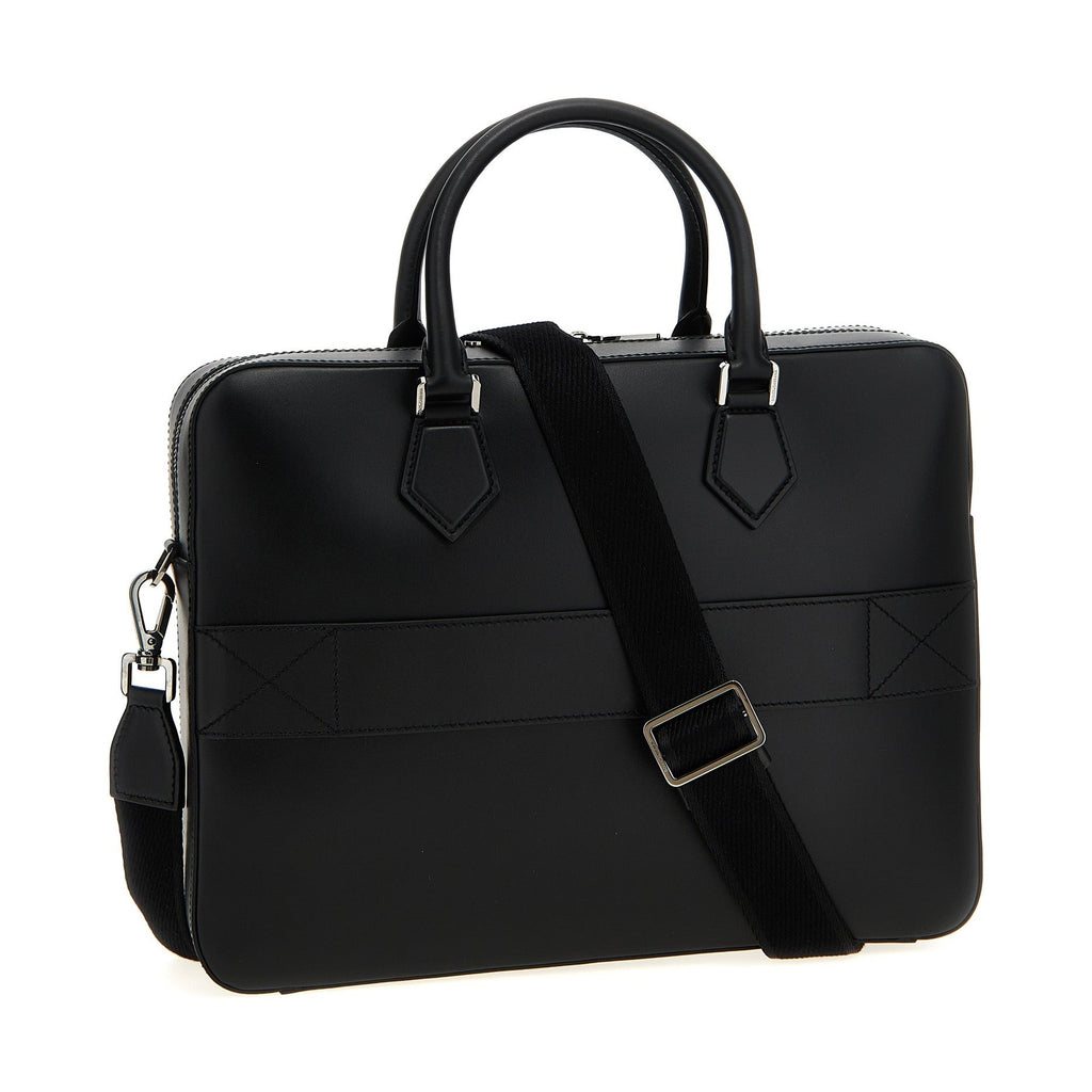 Black Lamb Leather Tote Bag