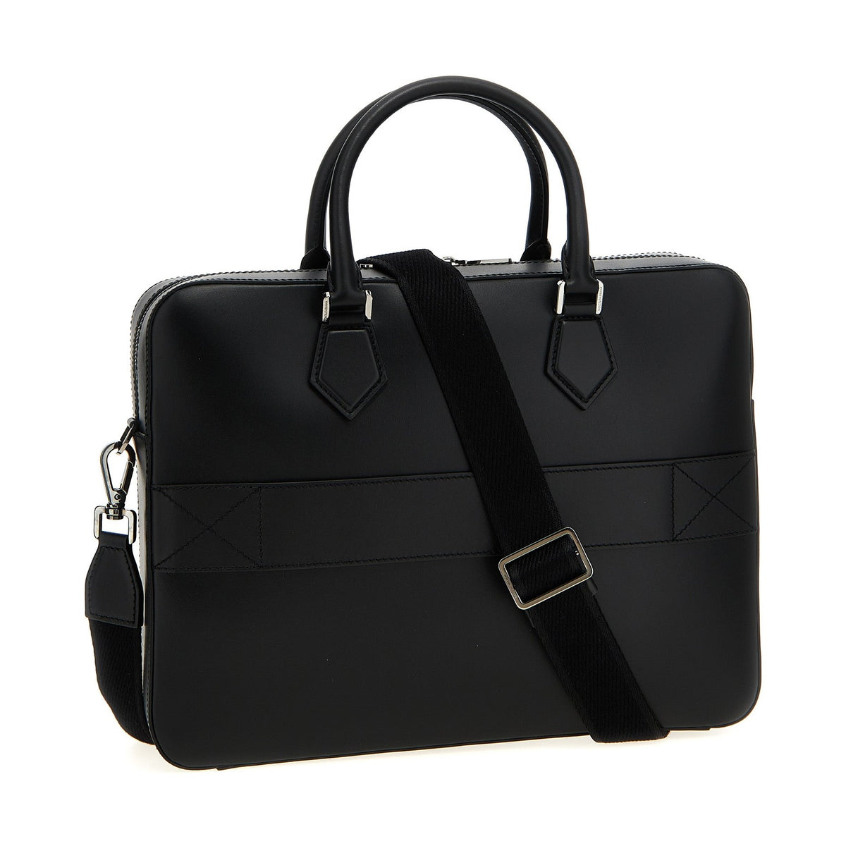 Black Lamb Leather Tote Bag