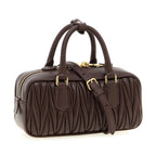 Brown Lamb Leather Handbag