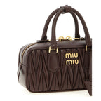 Brown Lamb Leather Handbag