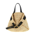 Beige Raffia Tote Bag