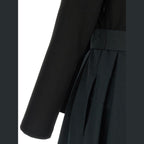 Black Viscose Long Dress