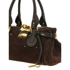 Brown Calfskin Shoulder Bag