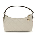 Beige Calf Leather Bos Taurus Handbag