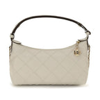 Beige Calf Leather Bos Taurus Handbag