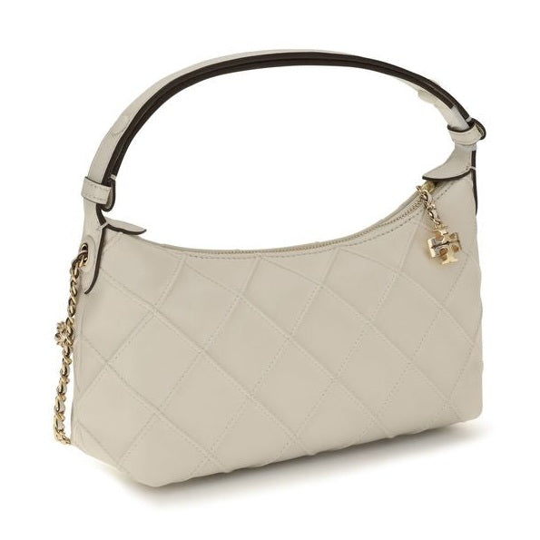 Beige Calf Leather Bos Taurus Handbag