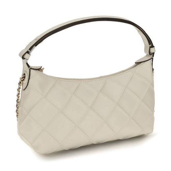 Beige Calf Leather Bos Taurus Handbag