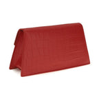 Red Calf Leather Bos Taurus Clutch Bag