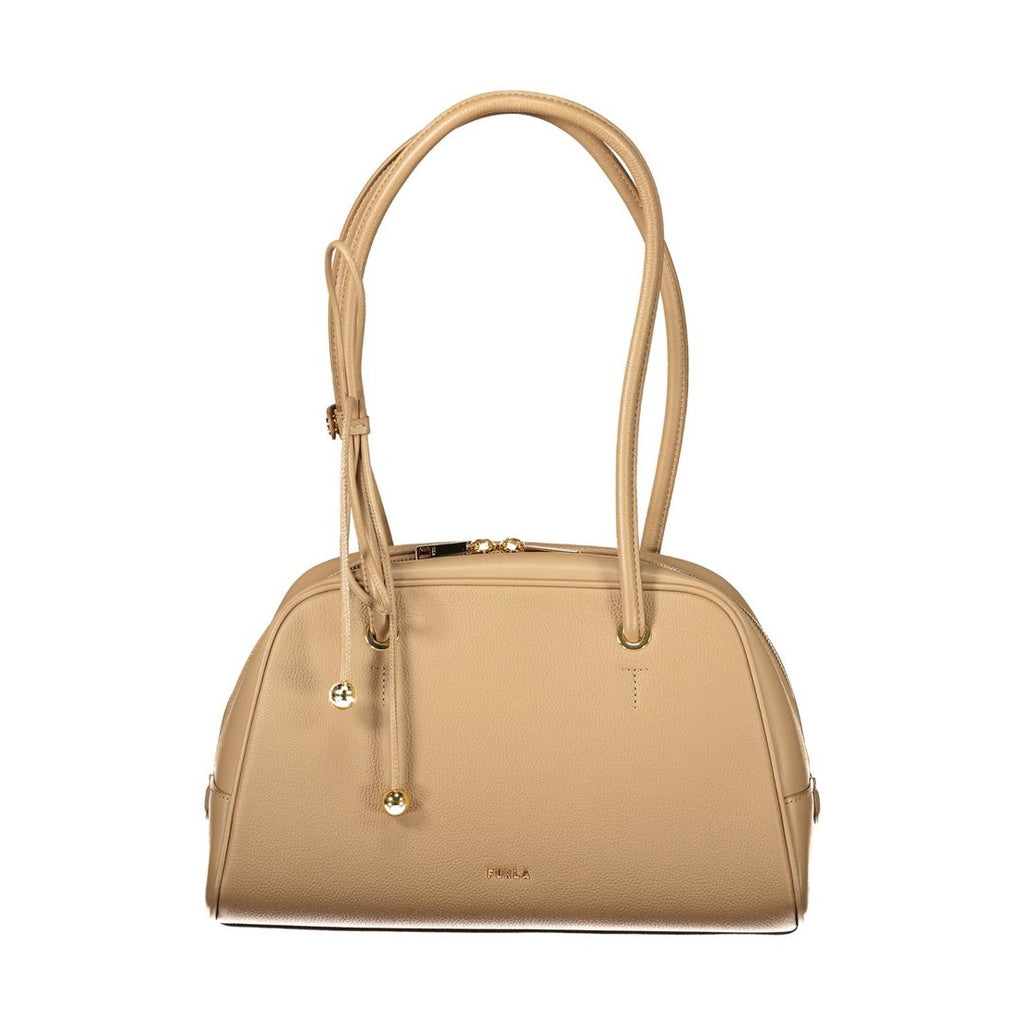Beige Leather Women's Bag