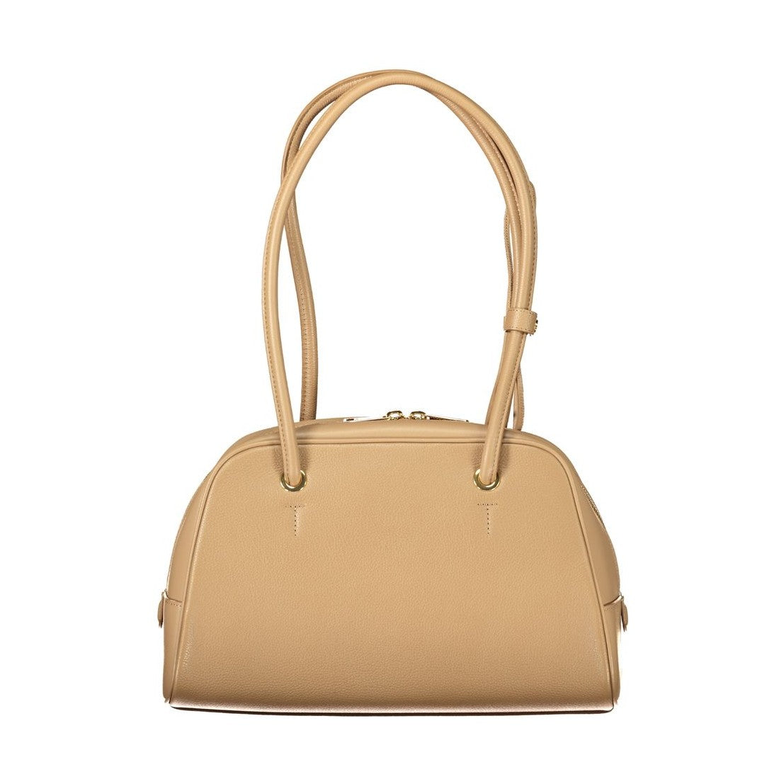 Beige Leather Women's Bag