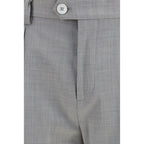 Gray Wool Oves Aries Dress Pants