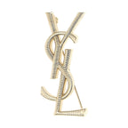 Gold Brass Broch