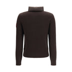 Brown Wool Oves Aries Full-Length Jacket